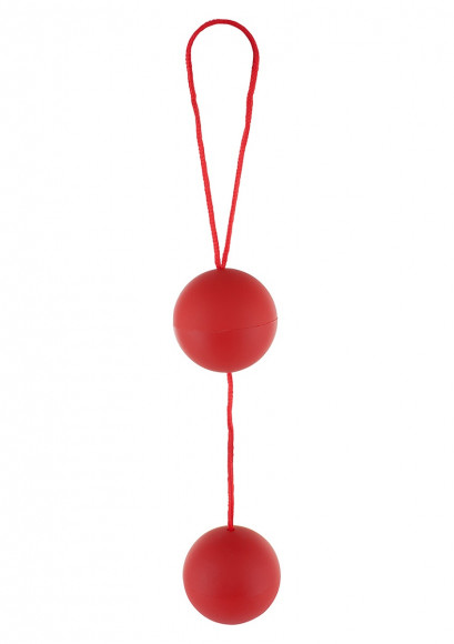 Красные вагинальные шарики JIGGLE LOVE BALLS Красные вагинальные шарики JIGGLE LOVE BALLS