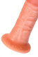 Телесный фаллоимитатор с присоской RealStick CALIBER - 16 см.