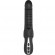 Черный изогнутый вибратор с ребрышками Typhon - 23 см. Черный изогнутый вибратор с ребрышками Typhon - 23 см.
