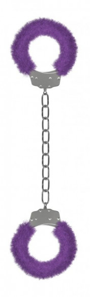 Кандалы с фиолетовым мехом Furry Ankle Cuffs Кандалы с фиолетовым мехом Furry Ankle Cuffs