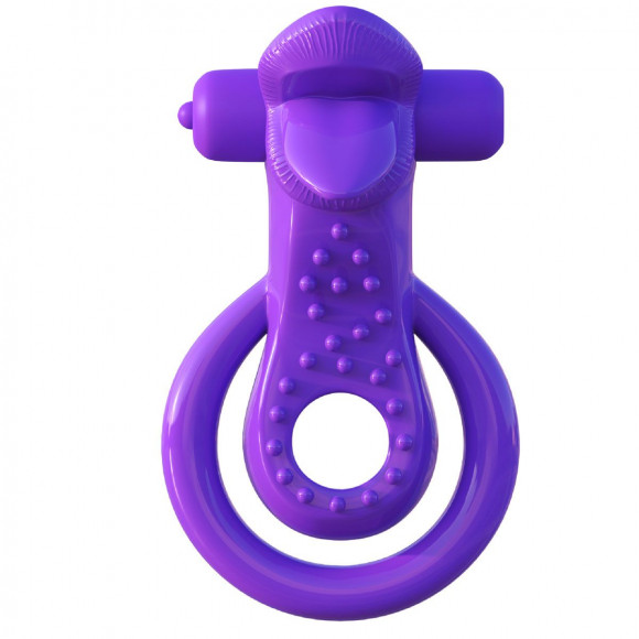 Эрекционное кольцо на пенис и мошонку Lovely Licks Couples Ring Эрекционное кольцо на пенис и мошонку Lovely Licks Couples Ring
