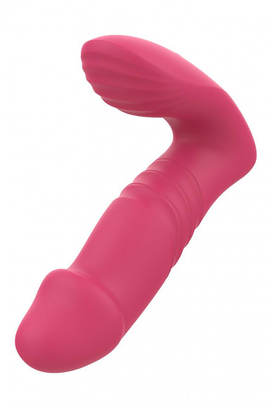 Розовый вибратор с возвратно-поступательными движениями Up And Down Vibe Розовый вибратор с возвратно-поступательными движениями Up And Down Vibe