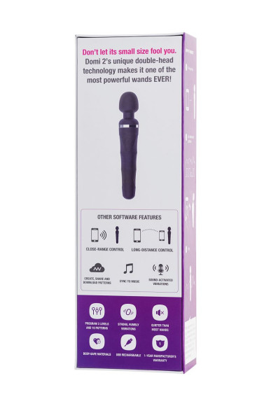 Черный вибромассажер Lovense Domi 2 - 23,3 см. Черный вибромассажер Lovense Domi 2 - 23,3 см.