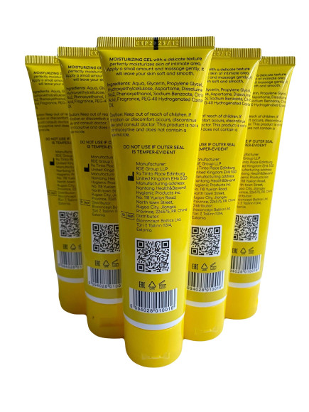 Набор из 5 анальных лубрикантов на водной основе Egzo Hey (по 100 мл.)