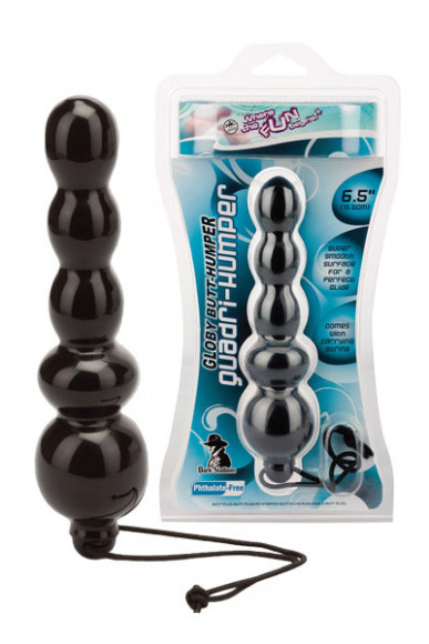 Чёрная гибкая анальная втулка - 16,5 см. Чёрная гибкая анальная втулка - 16,5 см.