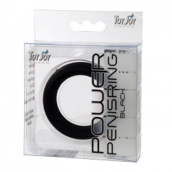 Чёрное кольцо на пенис POWER PENISRING MEDIUM Чёрное кольцо на пенис POWER PENISRING MEDIUM
