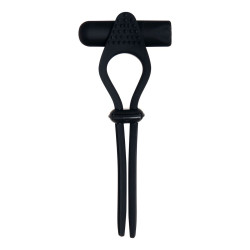 Черное эрекционное лассо с вибропулей Black Tie Affair Черное эрекционное лассо с вибропулей Black Tie Affair