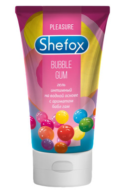 Интимная гель-смазка Shefox «Бабл гам» - 50 мл.             