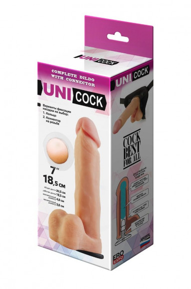 Фаллическая насадка для страпона UNICOCK 8 - 21 см. Фаллическая насадка для страпона UNICOCK 8 - 21 см.