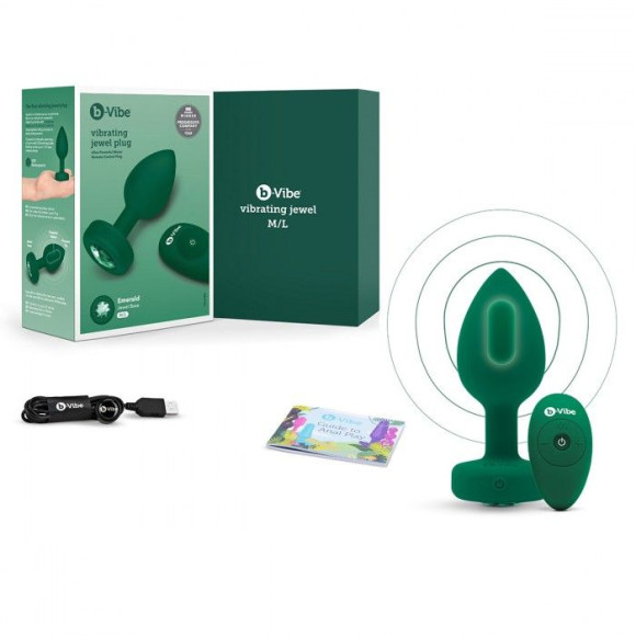 Зеленая анальная вибровтулка с кристаллом Vibrating Jewel Plug M/L - 10,5 см. Зеленая анальная вибровтулка с кристаллом Vibrating Jewel Plug M/L - 10,5 см.
