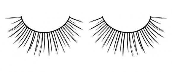 Черные накладные веерообразные ресницы Черные накладные веерообразные ресницы