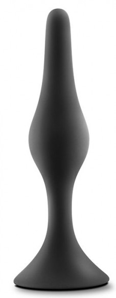 Черная анальная пробка Beginner Plug Medium - 10,8 см. Черная анальная пробка Beginner Plug Medium - 10,8 см.