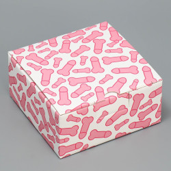 Сборная подарочная коробка «Паттерн» - 15 х 15 х 7 см.