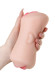 Телесный двусторонний мастурбатор Pretty Mouth - ротик и вагина 