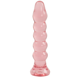 Анальная елочка из розового геля Crystal Jellies Anal Plug Bumps - 15,2 см. Анальная елочка из розового геля Crystal Jellies Anal Plug Bumps - 15,2 см.