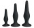 Набор из 3 силиконовых анальных пробок для начинающих Mini Anal Kit