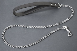 Подшитый цепной поводок  Привязь любви  - 90 см.