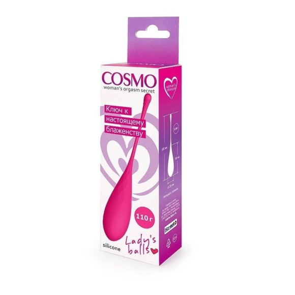 Розовый тяжелый вагинальный шарик со шнурком Розовый тяжелый вагинальный шарик со шнурком