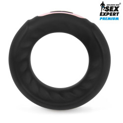 Черное эрекционное перезаряжаемое виброкольцо Черное эрекционное перезаряжаемое виброкольцо