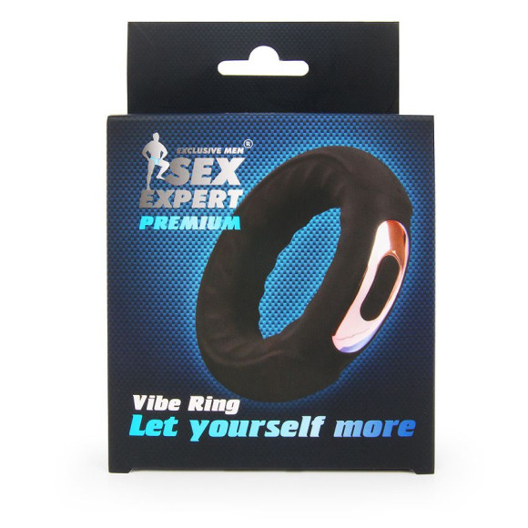 Черное эрекционное перезаряжаемое виброкольцо Черное эрекционное перезаряжаемое виброкольцо