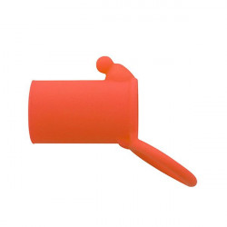 Оранжевая насадка-эректор NEON SENSATION SLEEVE WITH TICKLER Оранжевая насадка-эректор NEON SENSATION SLEEVE WITH TICKLER