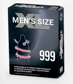 Стимулирующая насадка на пенис MEN SIZE 999 Стимулирующая насадка на пенис MEN SIZE 999