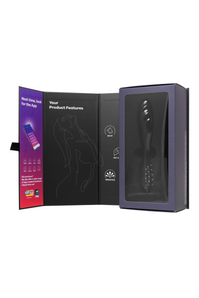 Черный двусторонний фаллоимитатор Dazzling Crystal 1 - 18,5 см. Черный двусторонний фаллоимитатор Dazzling Crystal 1 - 18,5 см.