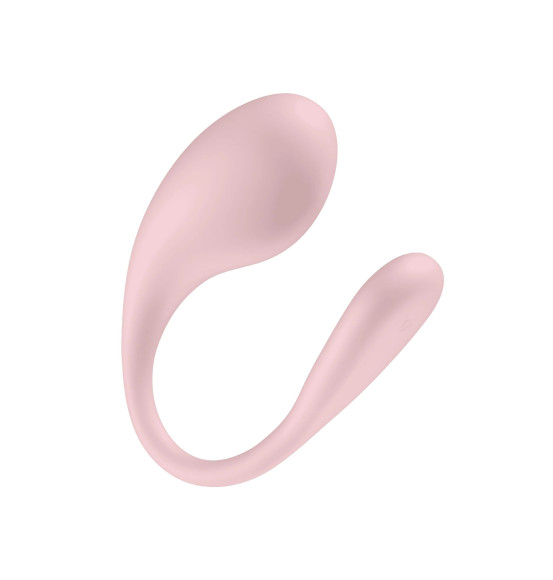Розовое интерактивное виброяйцо Spot
