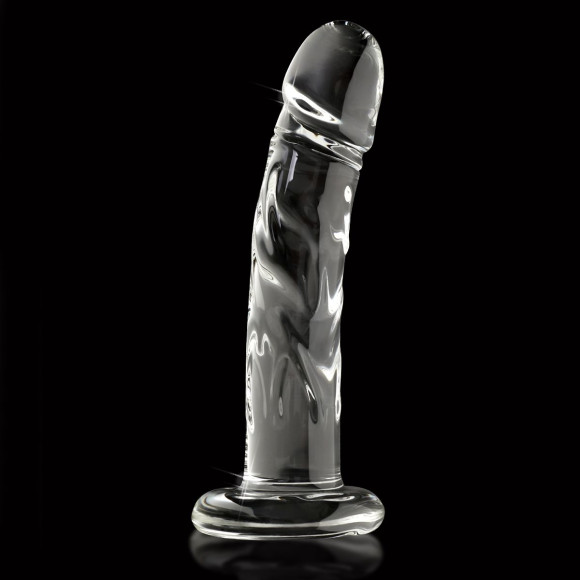 Прозрачный стеклянный фаллоимитатор Icicles №62 - 16,5 см. Прозрачный стеклянный фаллоимитатор Icicles №62 - 16,5 см.
