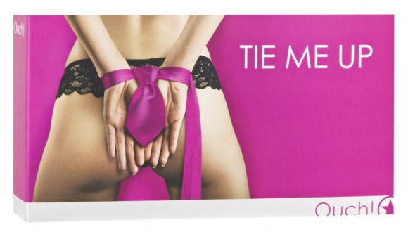 Розовая лента-галстук для бандажа Tie Me Up Розовая лента-галстук для бандажа Tie Me Up