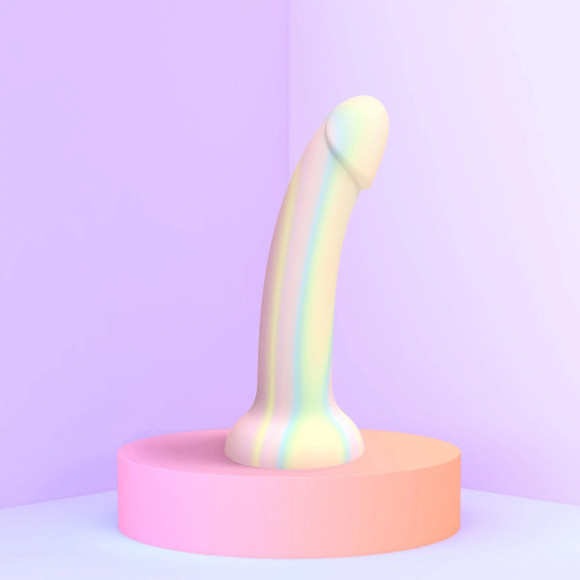 Фаллоимитатор из жидкого силикона Dildolls Fantasia - 17,6 см. Фаллоимитатор из жидкого силикона Dildolls Fantasia - 17,6 см.