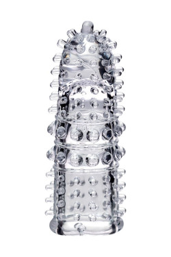 Прозрачная рельефная насадка на палец Arbo - 8 см. Прозрачная рельефная насадка на палец Arbo - 8 см.