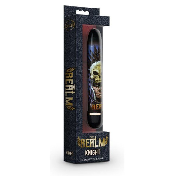 Синий классический вибратор Knight - 17,7 см. Синий классический вибратор Knight - 17,7 см.