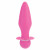 Розовая анальная пробка Booty Call с вибрацией