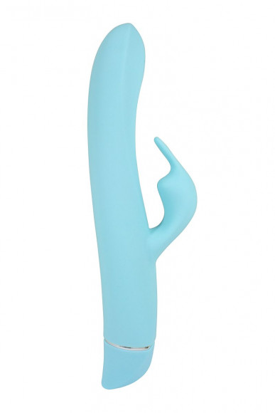 Голубой вибратор OVO K6 с клиторальным стимулятором Голубой вибратор OVO K6 с клиторальным стимулятором