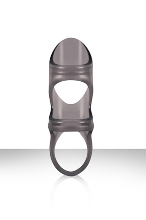 Черная насадка на пенис RENEGADE POWER CAGE с петлей для мошонки Черная насадка на пенис RENEGADE POWER CAGE с петлей для мошонки