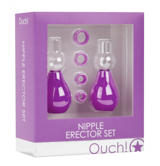 Фиолетовый набор для стимуляции груди Фиолетовый набор для стимуляции груди