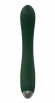 Зеленый гибкий силиконовый вибратор - 20,5 см.