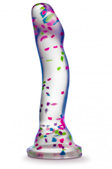 Прозрачный люминесцентный фаллоимитатор Hanky-Panky - 19 см. Прозрачный люминесцентный фаллоимитатор Hanky-Panky - 19 см.