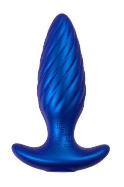 Синяя анальная вибровтулка Closs с управлением через приложение Синяя анальная вибровтулка Closs с управлением через приложение