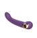Фиолетовый силиконовый вибратор - 22,1 см.