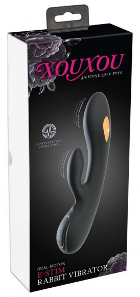 Черный вибратор-кролик с электростимуляцией E-Stim Rabbit Vibrator - 20,5 см. Черный вибратор-кролик с электростимуляцией E-Stim Rabbit Vibrator - 20,5 см.