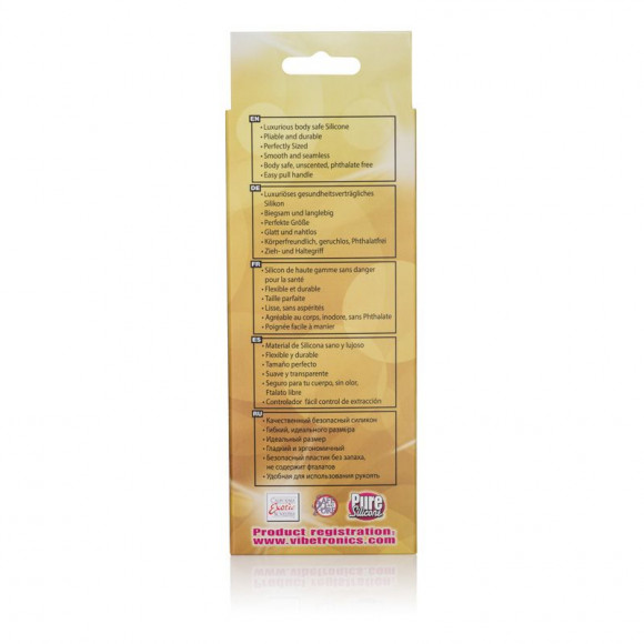 Чёрная анальная цепочка из силикона Coco Licious Play Beads - 24,8 см. Чёрная анальная цепочка из силикона Coco Licious Play Beads - 24,8 см.