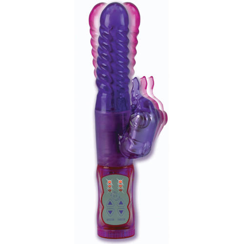 Фиолетовый хай-тек вибромассажёр SHANES WORLD - 17,5 см. Фиолетовый хай-тек вибромассажёр SHANES WORLD - 17,5 см.