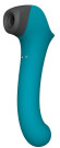 Бирюзовый вакуумный вибростимулятор с нагреваемой ручкой Halo 2 - 22,5 см. Бирюзовый вакуумный вибростимулятор с нагреваемой ручкой Halo 2 - 22,5 см.
