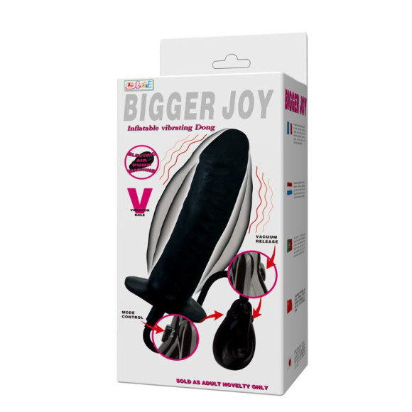 Расширяющийся вибратор Bigger Joy - 15,5 см. Расширяющийся вибратор Bigger Joy - 15,5 см.