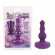 Фиолетовый трехуровневый анальный плаг с 10 функциями - 13 см. Фиолетовый трехуровневый анальный плаг с 10 функциями - 13 см.