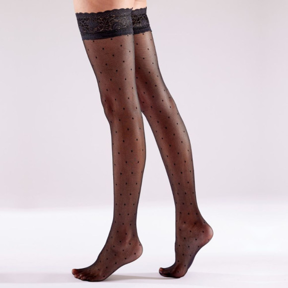 Изумительные чулки в мелкий горошек Изумительные чулки в мелкий горошек