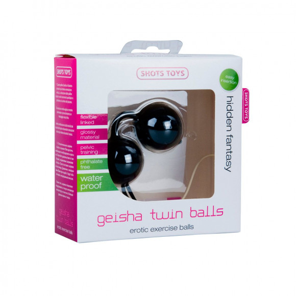 Черные вагинальные шарики Geisha Черные вагинальные шарики Geisha