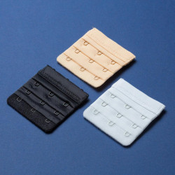 Набор из 3 разноцветных удлинителей для бюстгальтера шириной в 3 крючка Набор из 3 разноцветных удлинителей для бюстгальтера шириной в 3 крючка